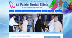 Desktop Screenshot of 32pointsdentalclinic.com